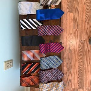 Lot of 12 department store neck ties